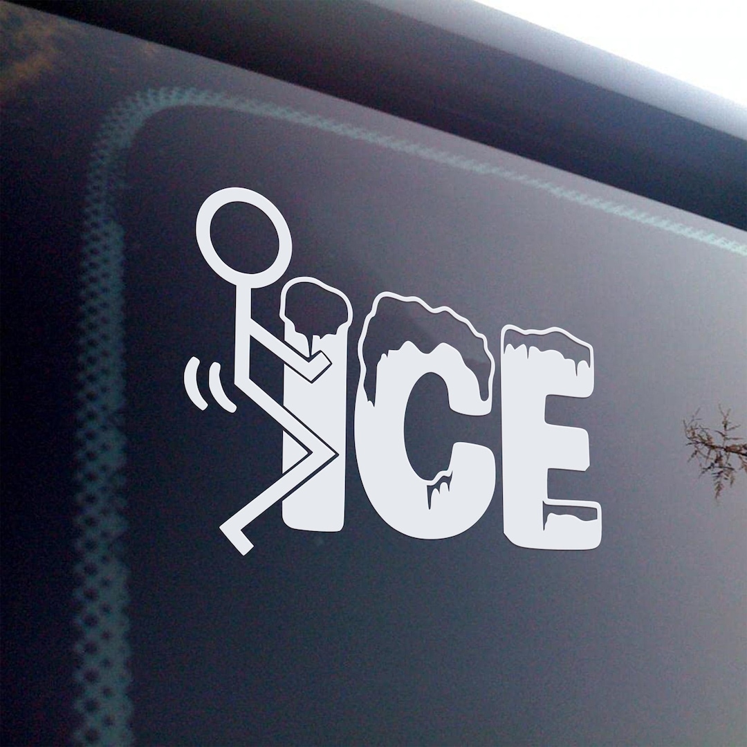 Anti ICE Symbol Vinyl Decal | Protest Art, Activist Sticker - Etsy