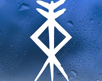 Prosperity Bind Rune Vinyl Decal - Viking Norse Symbol - Die Cut