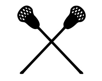 Lacrosse Sticks Vinyl Decal Sticker - Field Box Intercrosse