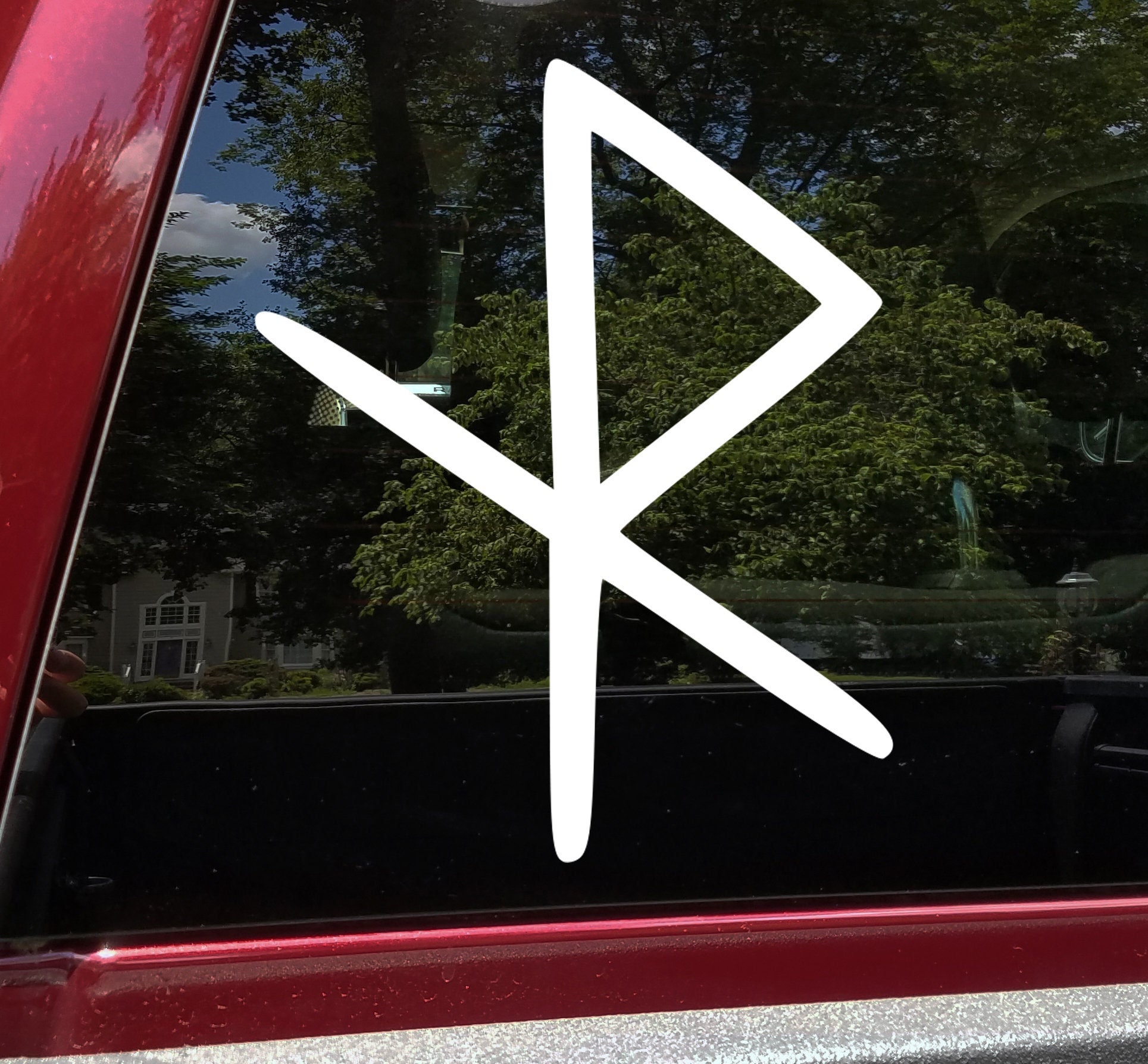 Safe Travels Bind Rune Vinyl Decal Viking Symbol Bindrune - Etsy UK