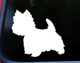 West Highland White Terrier Vinyl Decal - Dog Puppy Westie - Die Cut Sticker