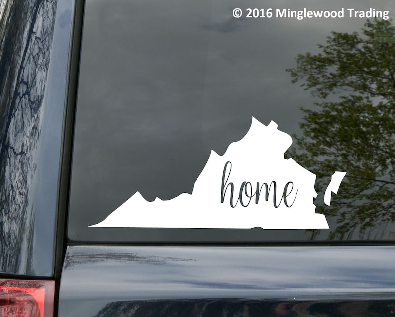 VIRGINIA Vinyl Decal Sticker State VA Home RVA Richmond Etsy