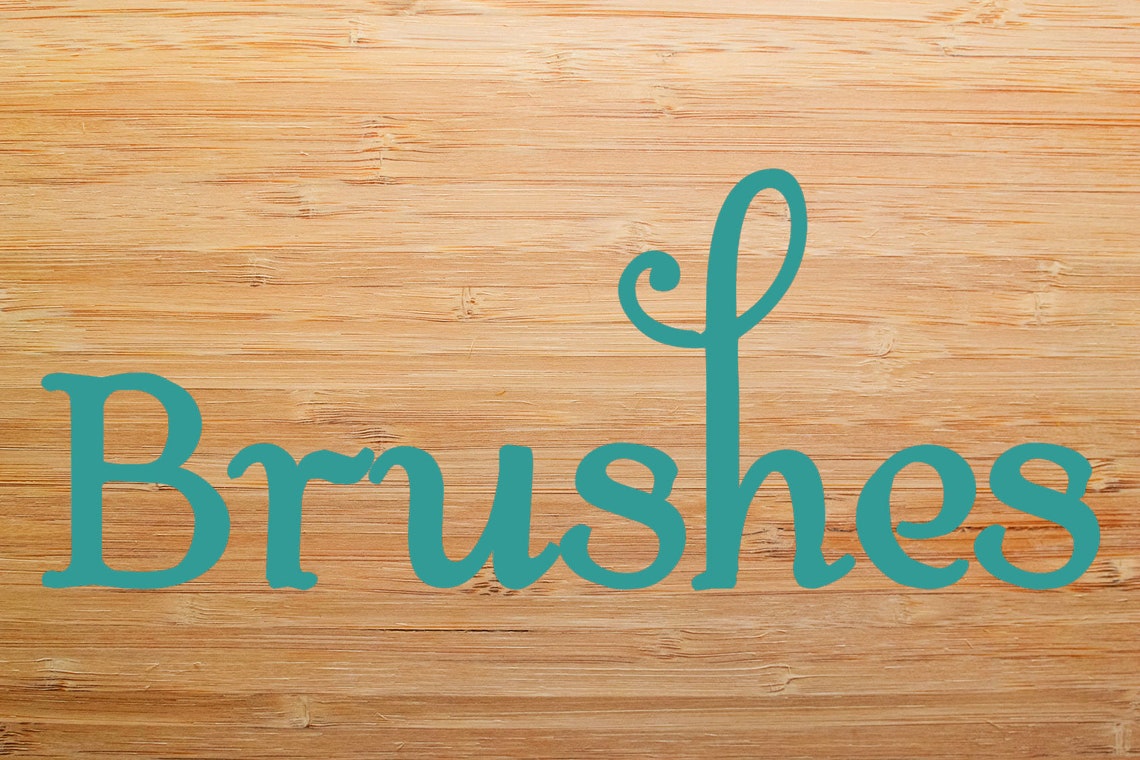 BRUSHES Vinyl Sticker Bathroom Organization Label Hair | Etsy