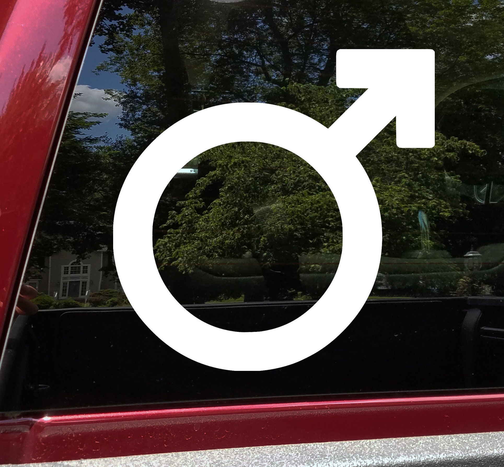 Male Symbol Vinyl Decal Sticker Sign Mars Man - Etsy