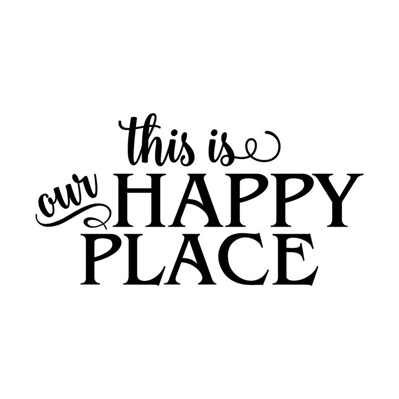 This is Our Happy Place Vinyl Decal Sticker Camping Travel Etsy