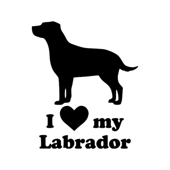several colors available BUY 2 GET 1 FREE!!! Labrador Vinyl Decal