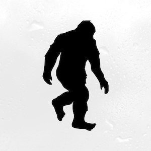 Bigfoot V4 | Custom Color Sasquatch Vinyl Decal For Cars, Windows, Walls, Devices, and More