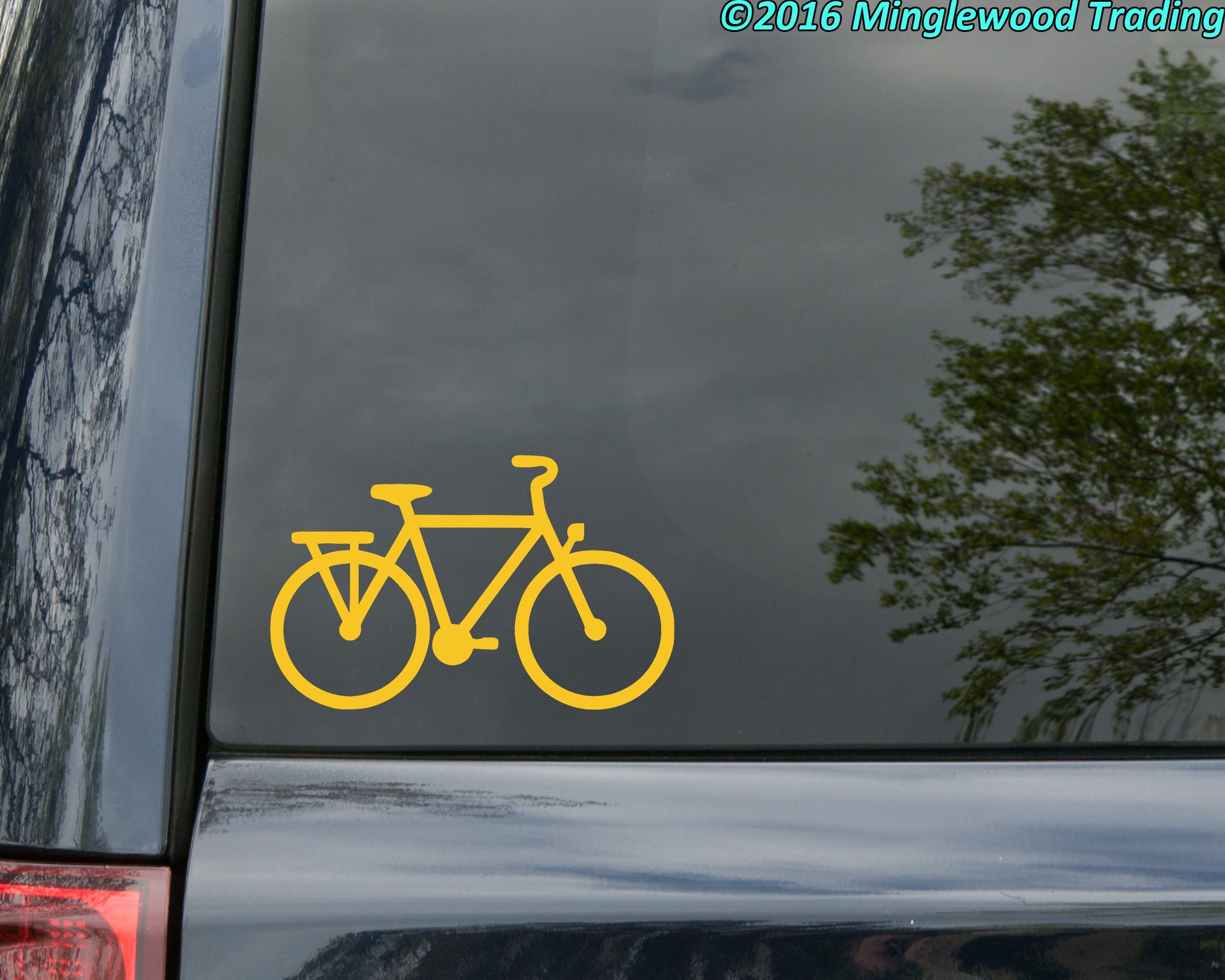 City Bike - Vinyl Decal Sticker - Commuter Urban Bicycle - Etsy