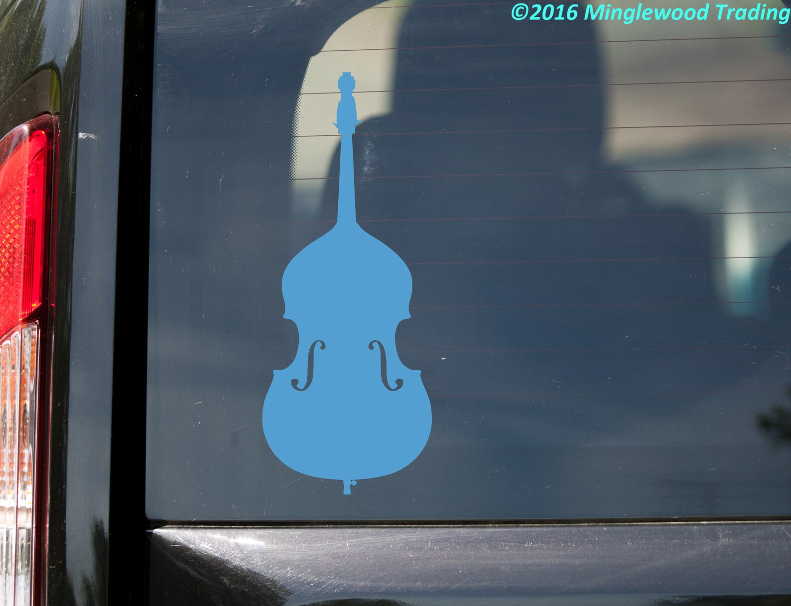 Double Bass Vinyl Decal Upright Bass Bluegrass Jazz Die Etsy
