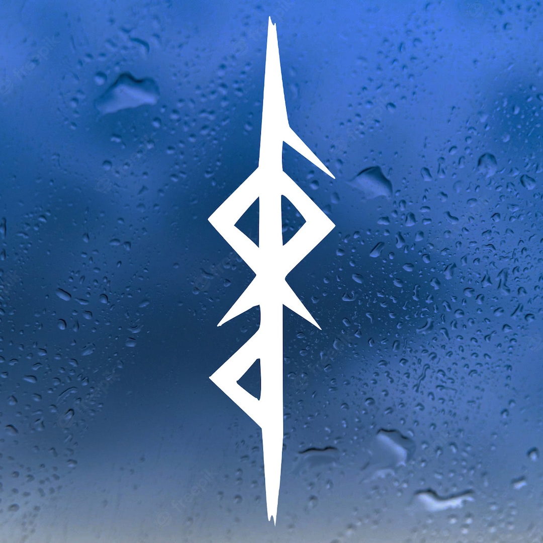 Loki Bind Rune Vinyl Decal - Viking Norse God Mischief Rune - Die Cut ...