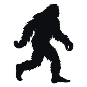 Bigfoot Vinyl Decal Sticker V6 - Sasquatch Silhouette for Car, Laptop, Cabin