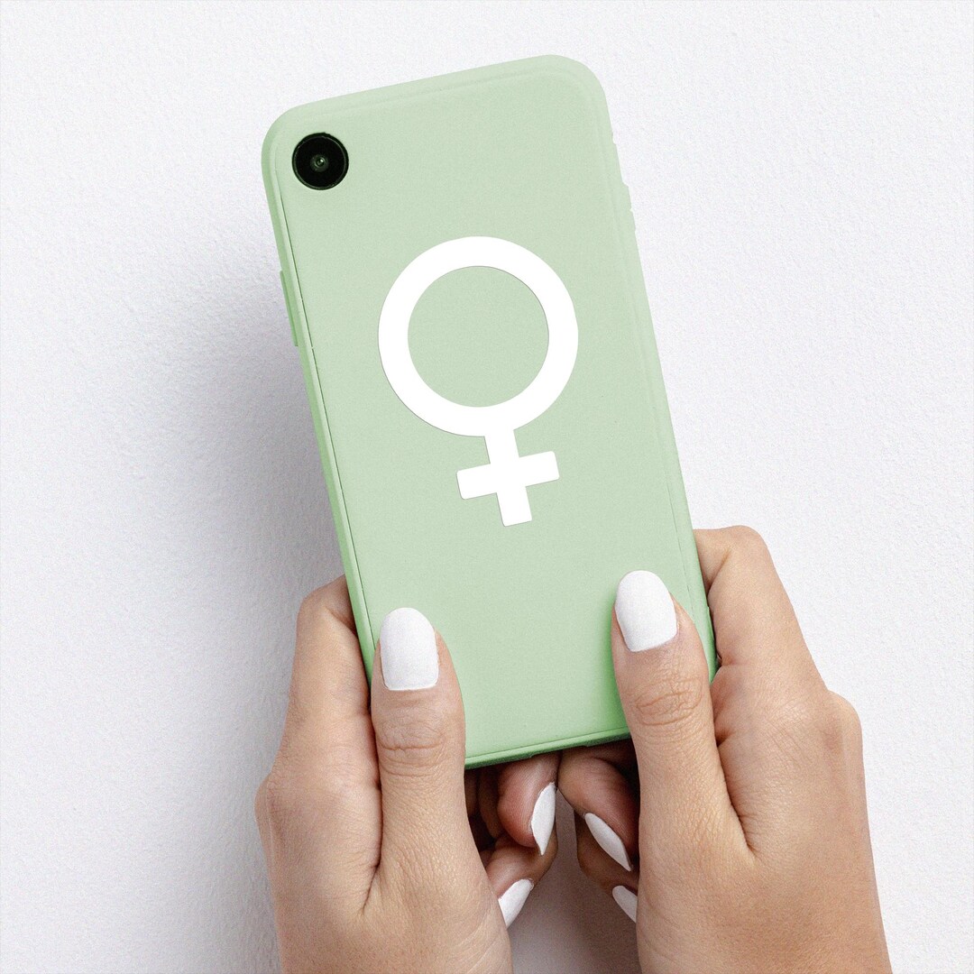 Female Symbol Vinyl Decal Bumper Sticker | Gender Symbols, Venus Sign ...