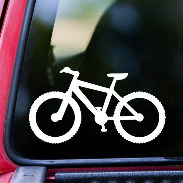 Mountain Bike | Custom Vinyl Decal Sticker | Biking BMX Bicycle | 20+ Color and Size Options