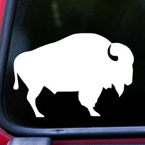 Buffalo V1 Vinyl Decal - Bison Wisent Prairie Animal - Die Cut Sticker