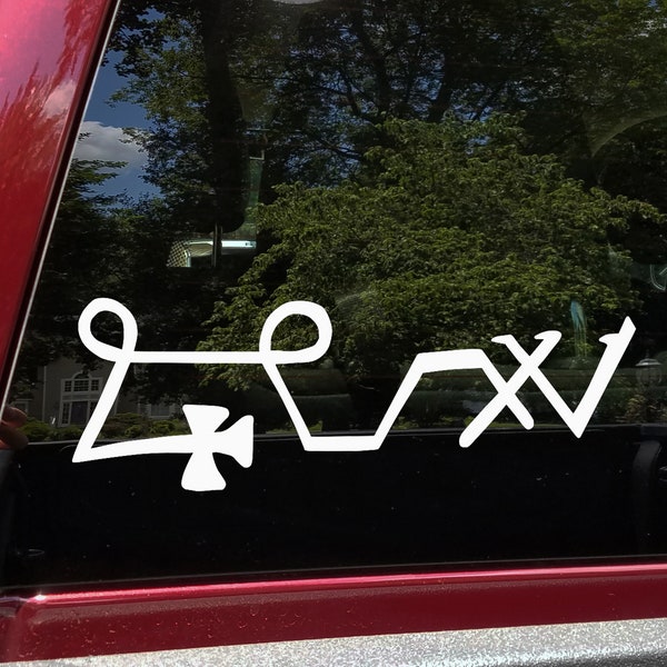 Sigil of Archangel Michael Vinyl Decal - Die Cut Sticker