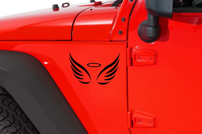Ab Wing Sticker Angel Wings Vinyl Decal V2 | Custom Wing Stickers | Die Cut Sticker - Etsy