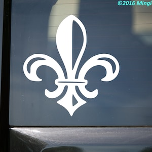 Fleur-de-lis Vinyl Decal Sticker - Flower of the Lily fleur-de-lys