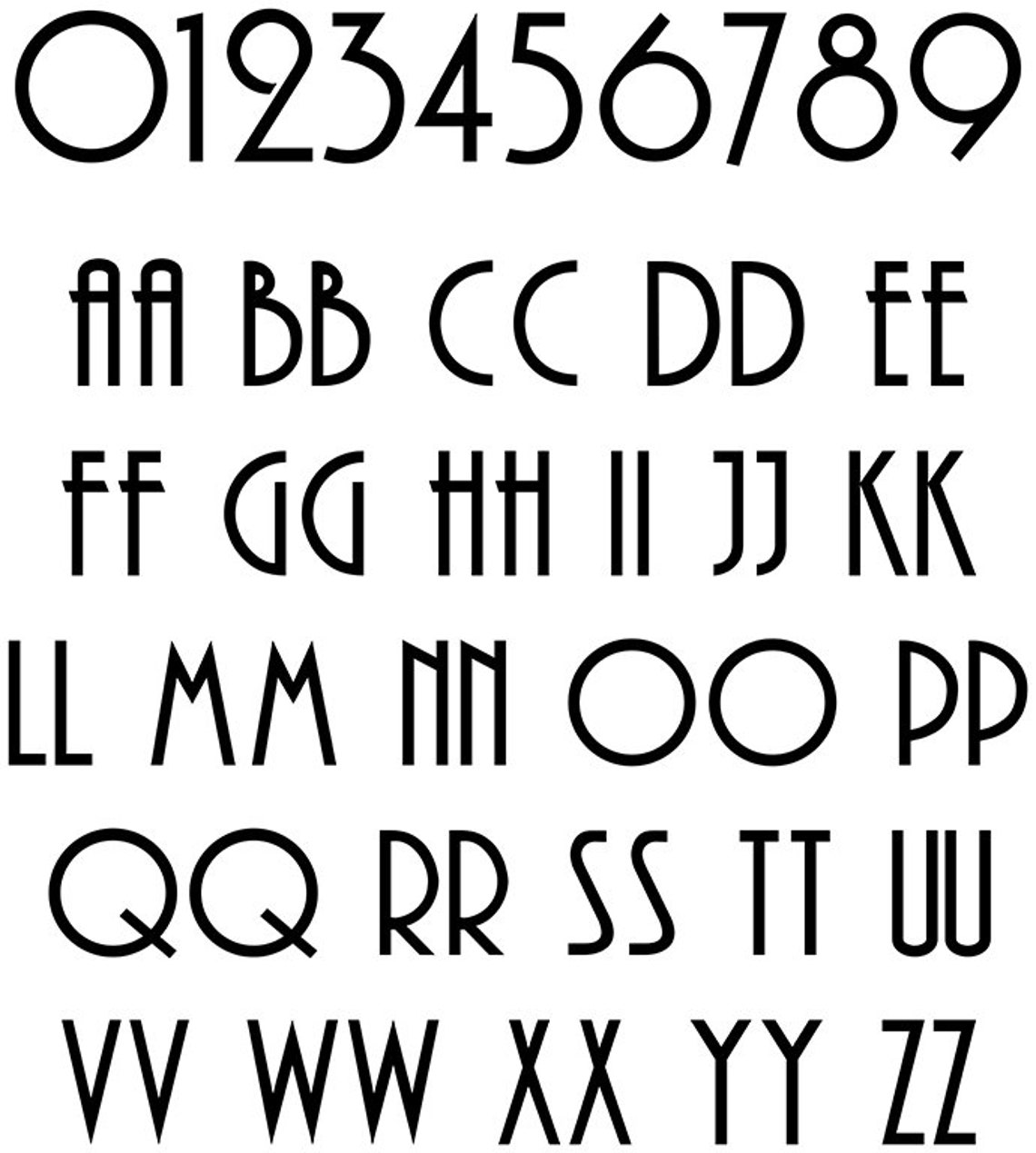 Set of 2 Modern Contemporary Mailbox Numbers With Street Name Etsy