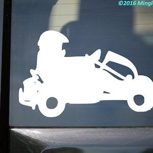 Go Kart Go-Cart Vinyl Decal Sticker - Racing Superkart Karting