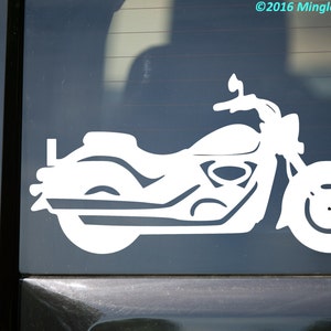 Motorcycle Vinyl Decal Sticker  - Road Cruiser Style Bike