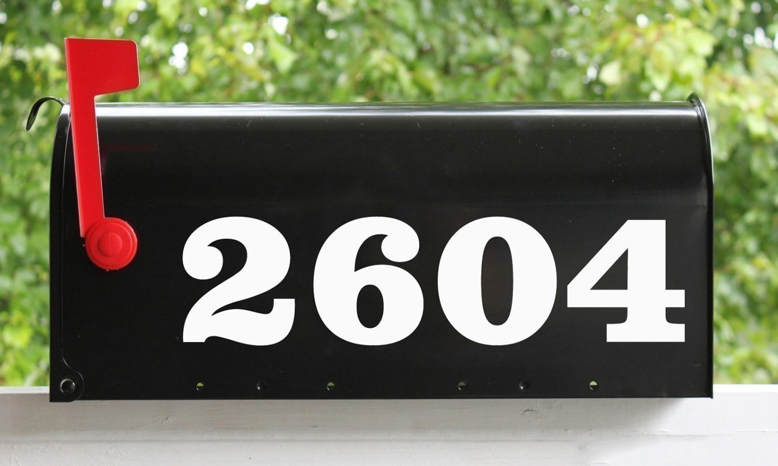 HOA Mailbox Numbers Vinyl Sticker 1 to 10 Tall Etsy
