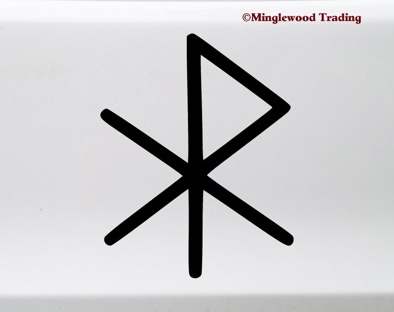 Love Bind Rune Vinyl Sticker Viking Symbol Glyph Bindrune ...