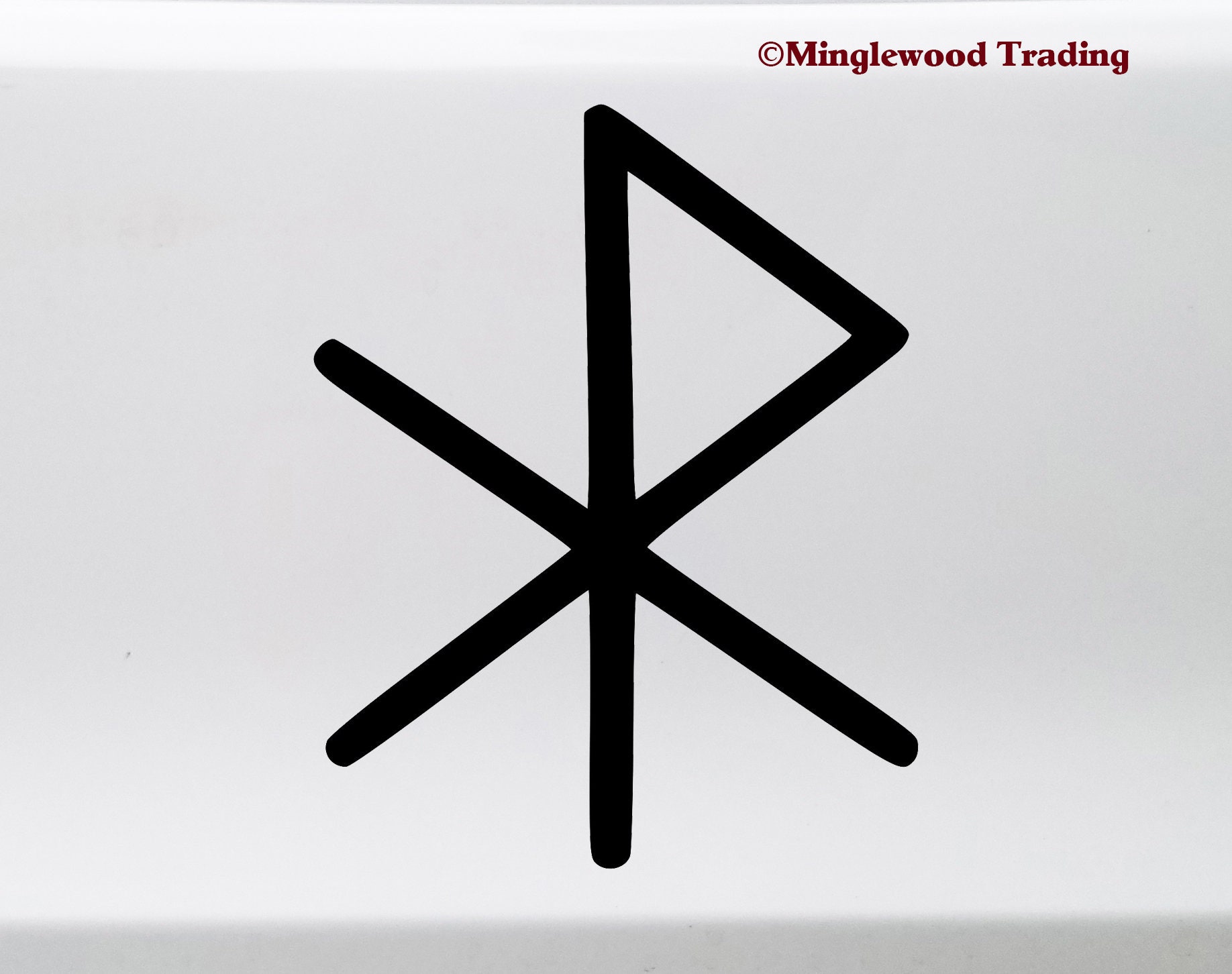 Love Bind Rune Vinyl Sticker - Viking Symbol Glyph Bindrune - Die Cut Decal...