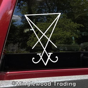 Sigil Of Lucifer Vinyl Decal Sticker - Seal of Satan - Truth Power