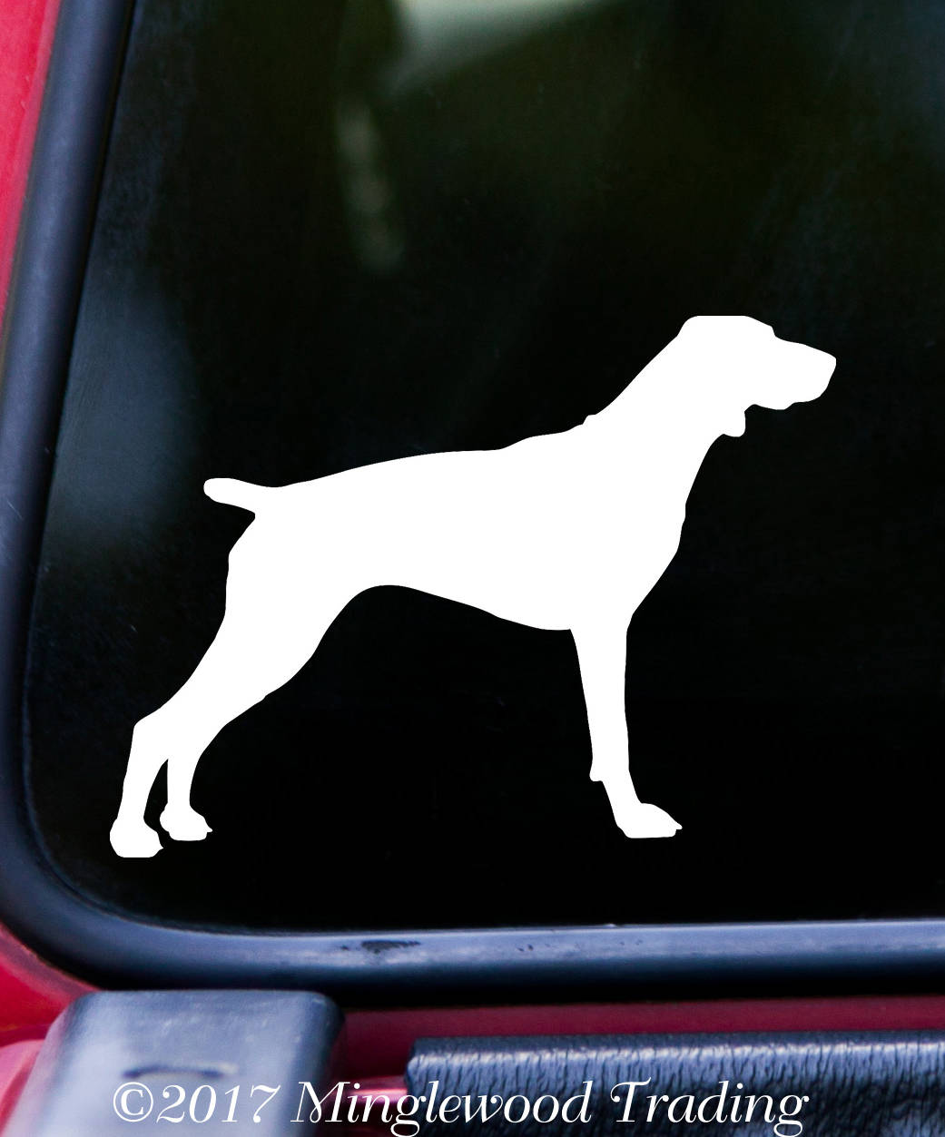 German Wirehaired Pointer Deutsch Kurzhaar Dog Decal Car Window Sticker V01 German Wirehaired Pointer Deutsch Kurzhaar Dog Decal Car Window Sticker V01