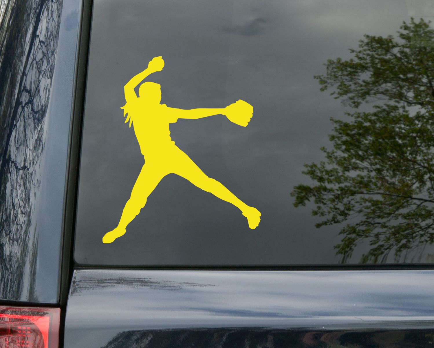 SOFTBALL PITCHER Vinyl Decal Sticker Fastpitch Slow Pitch Etsy