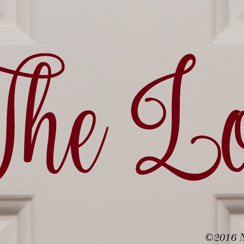 Water Closet Vinyl Decal Sticker Bathroom Door Sign Etsy