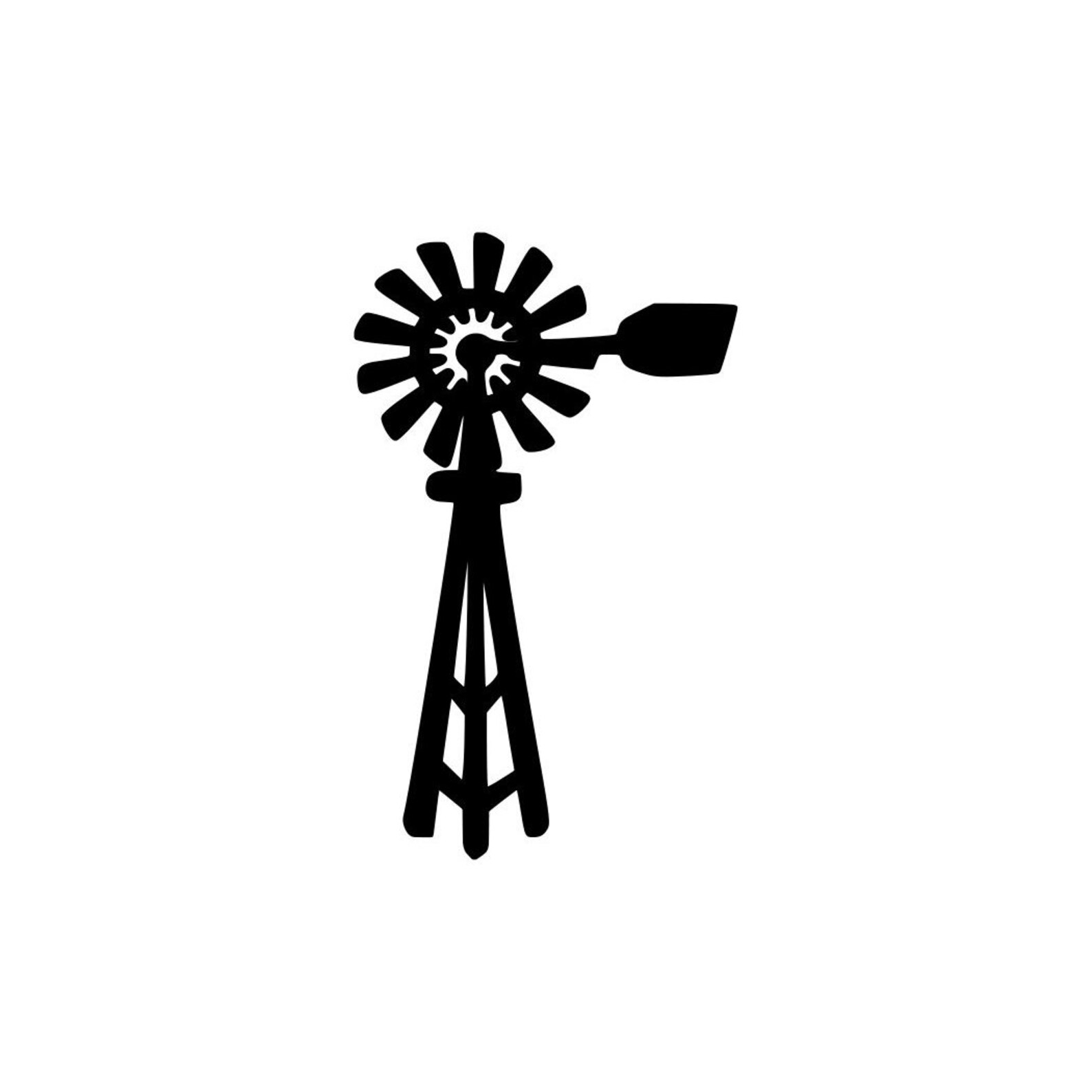 Windmill - Vinyl Decal Sticker for Car - Farm Wind Power Mill Clean ...