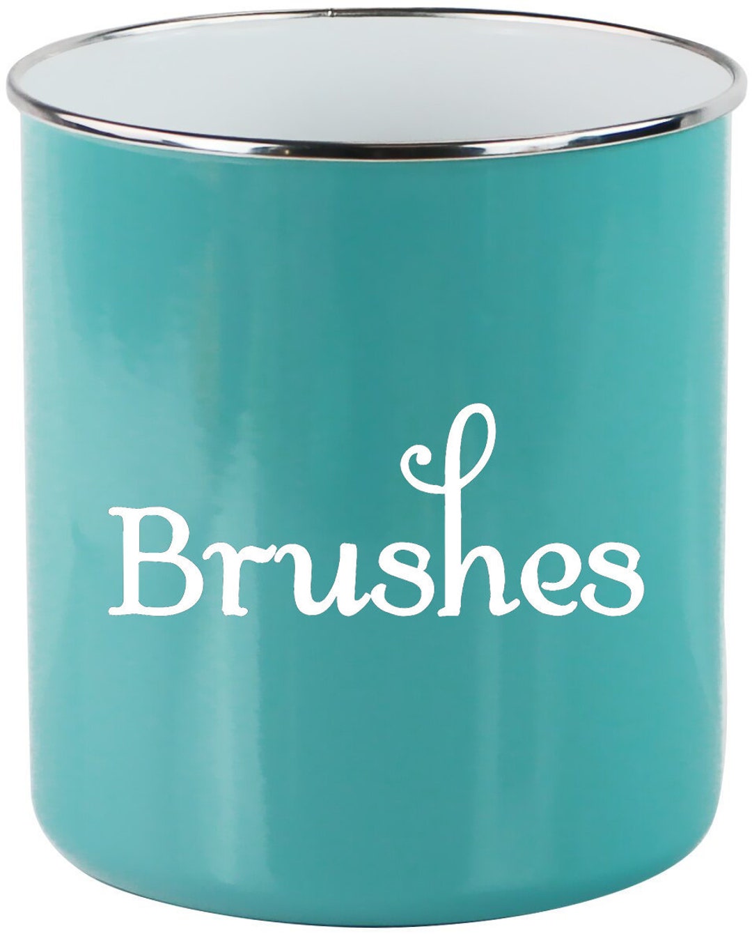 Brushes Vinyl Sticker - Bathroom Organization Label - Hair - Die Cut ...