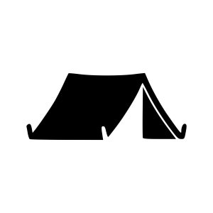 Tent Vinyl Decal Sticker - Camping Outdoors Campground Hiking Camper - Etsy