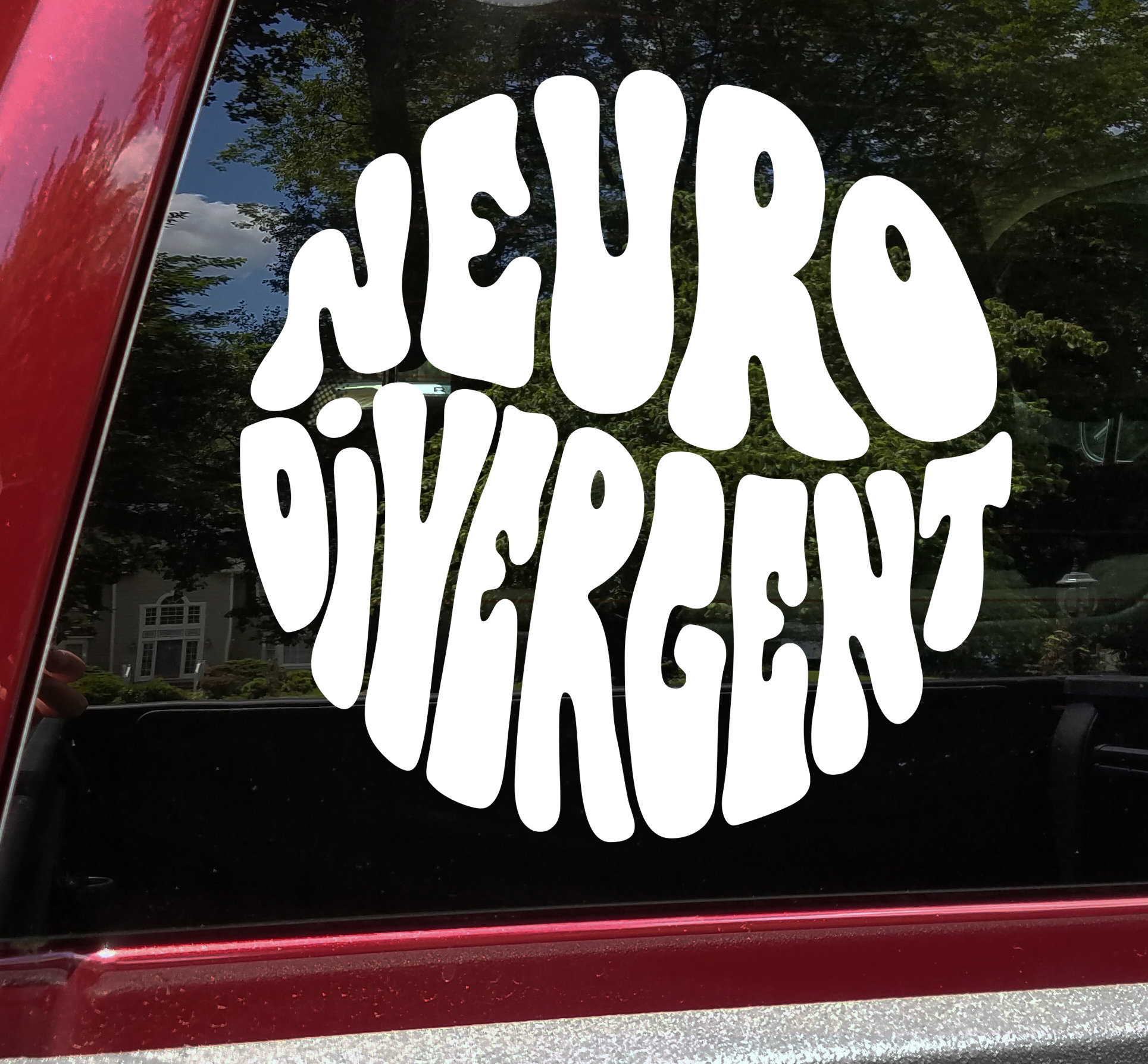 Neurodivergent Pride Vinyl Decal: Car, Laptop, Window Sticker - Etsy