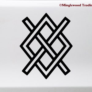 Gungnir Vinyl Sticker - Magical Spear of Odin Viking Symbol - Die Cut Decal