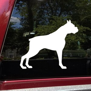 Boxer Vinyl Decal - Dog Puppy - Die Cut Sticker