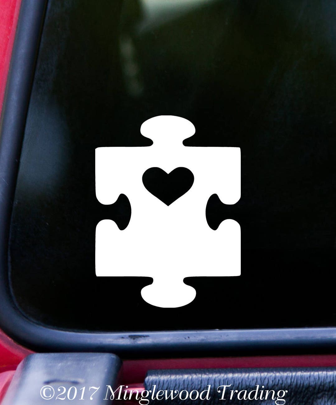 Autism Dad - Autism Awareness Puzzle Piece Vinyl Die Cut