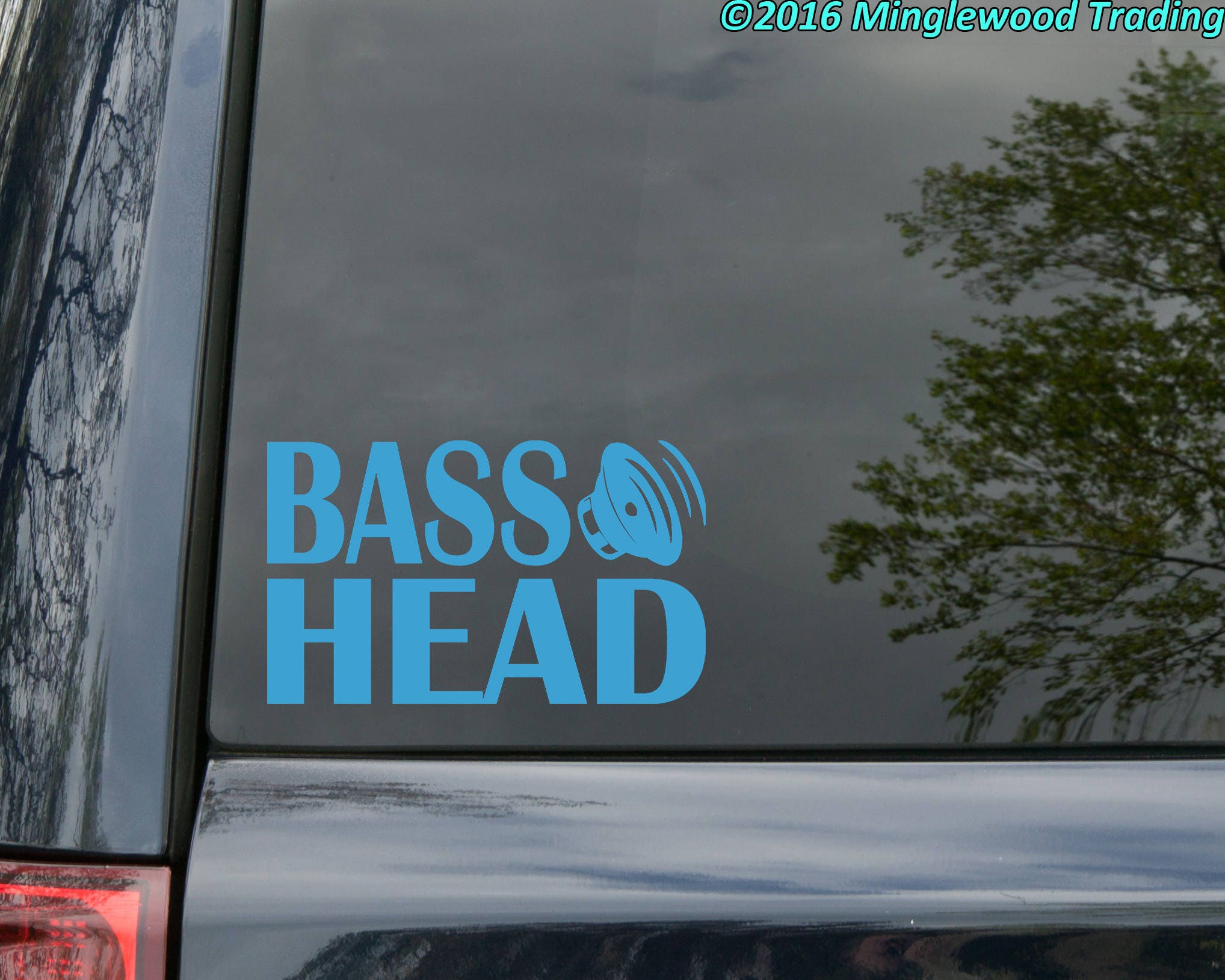Bass Head Vinyl Decal V3 EDM Music Speaker Basshead Etsy