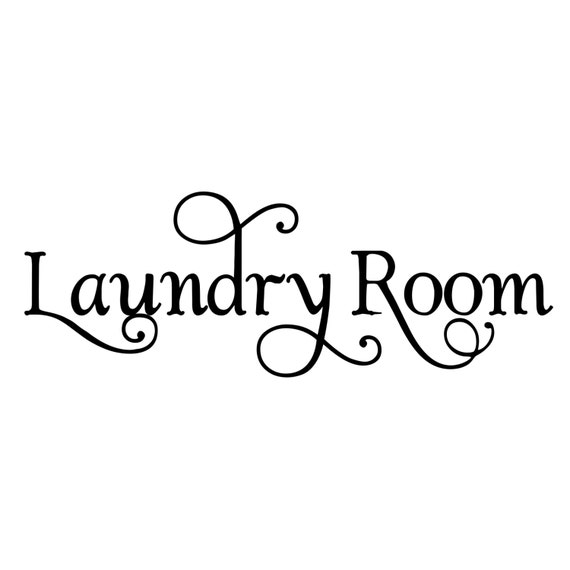 Swash Washer Dryer Ironing Clothes Details about / LAUNDRY ROOM Vinyl Decal Sticker