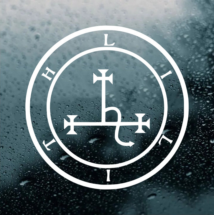 Sigil of Lilith Vinyl Decal V1 - Dark Moon Feminine Strength - Die