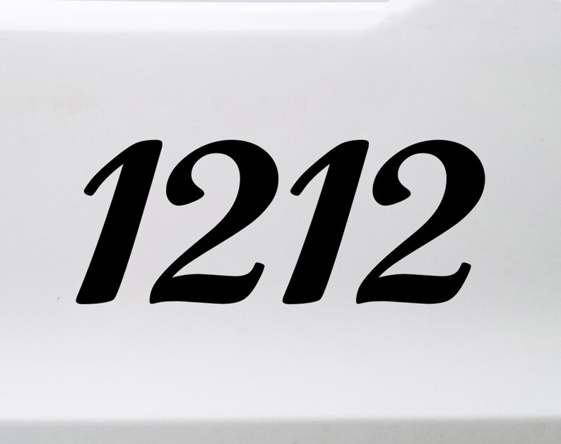 Angel Number 1212 Sticker Decal Spiritual Numerology Twin Flame ...