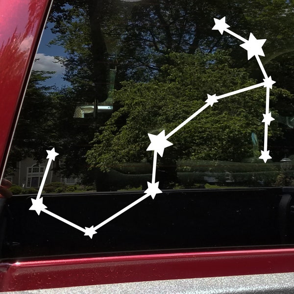 Scorpio Constellation Vinyl Decal - Stars Astrology Zodiac Sign Scorpion - Die Cut Sticker