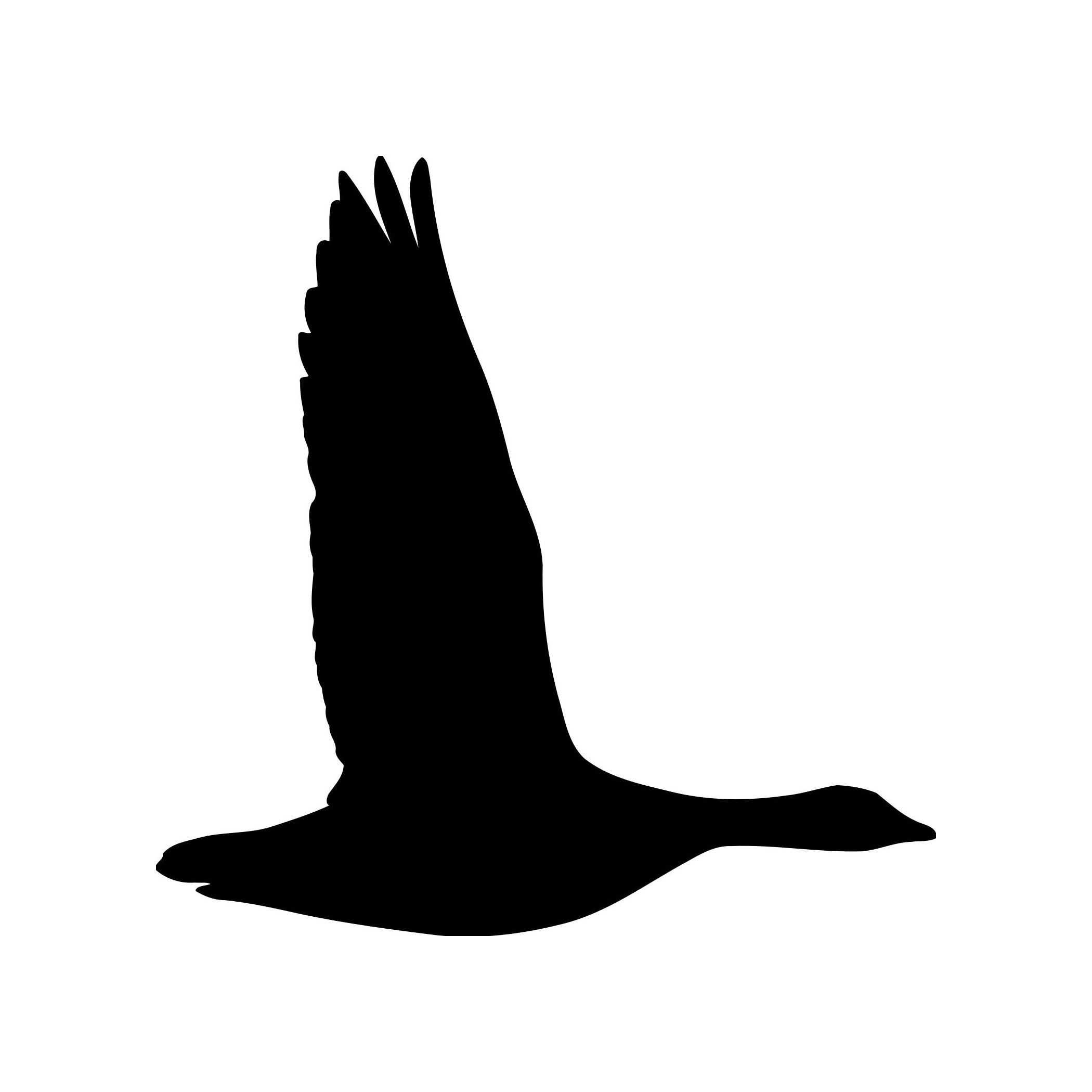 FLYING GOOSE Vinyl Decal Sticker Waterfowl Bird Canada Geese Etsy
