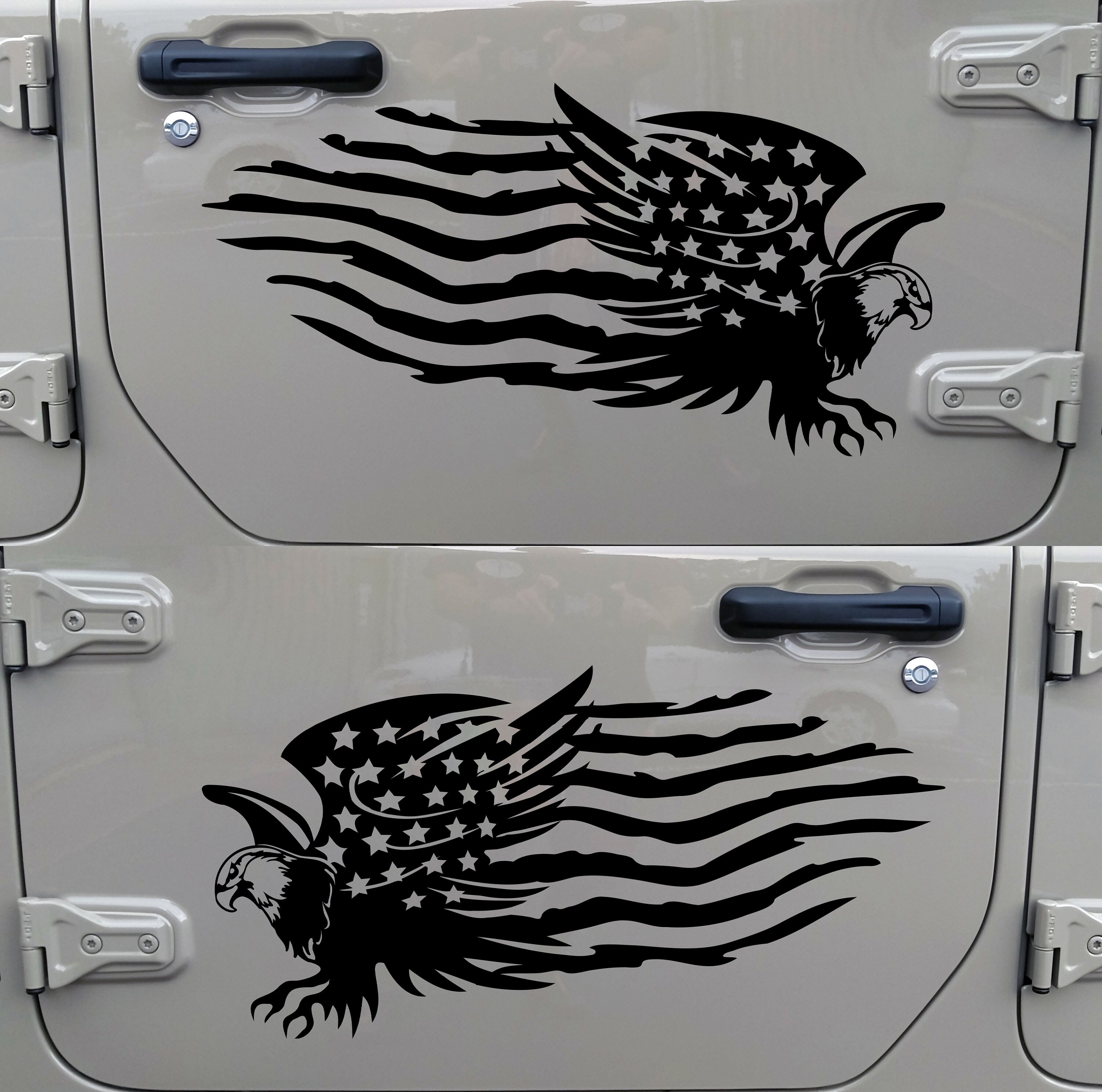 Zyn Sticker Bald Eagle & Decal - 4x4" For Car, Truck, Laptop, Cooler American Flag Sticker - Foto 3