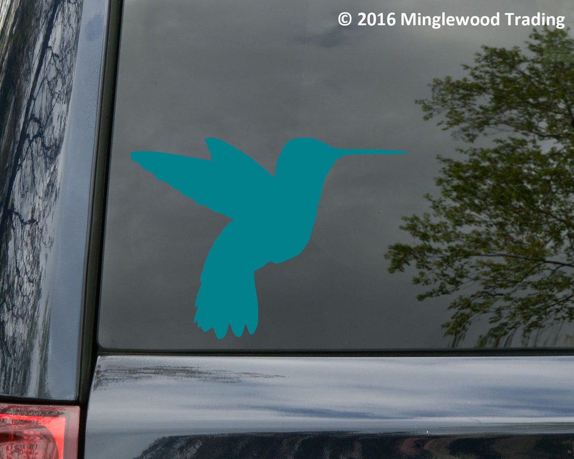 HUMMINGBIRD Vinyl Decal Sticker Bird 20 COLOR OPTIONS | Etsy