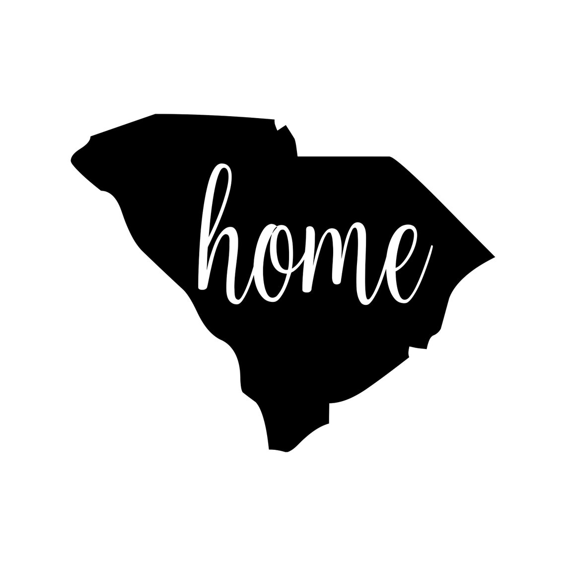SOUTH CAROLINA Vinyl Decal Sticker SC Home Myrtle Beach - Etsy