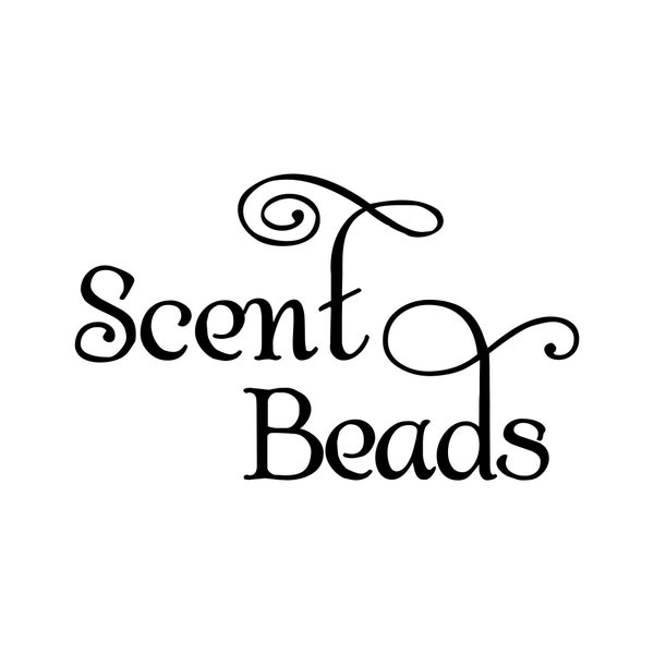 Scent Beads Vinyl Decal Sticker - Laundry Room Organization Label SWASH