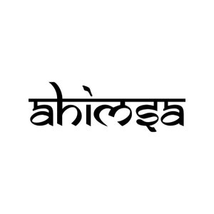 Ahimsa Vinyl Decal Peace Love Compassion Yoga Respect Non-Violence Die Cut Sticker image 2