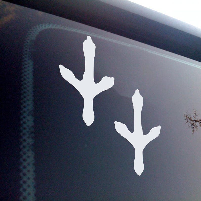 Chicken Feet Vinyl Decal – Die Cut Footprints for Coop, Farmhouse Decor ...